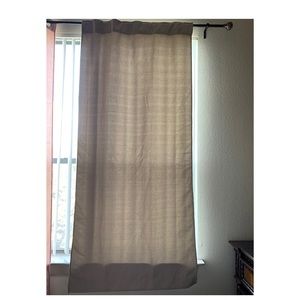 Set of Light filtering curtains